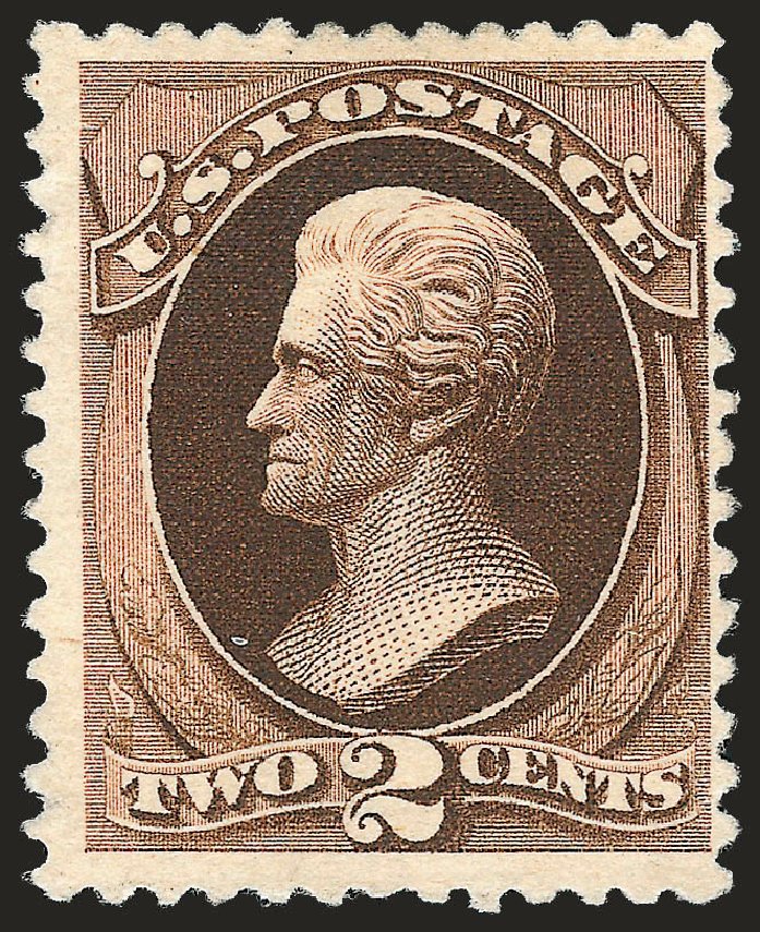 US Stamp Prices Scott Catalog 193: 2c 1880 Jackson Special Printing. Robert Siegel Auction Galleries, Oct 2008, Sale 963, Lot 817