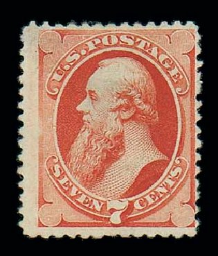 US Stamps Price Scott Cat. #196: 7c 1880 Stanton Special Printing. Matthew Bennett International, Jun 2007, Sale 319, Lot 1209