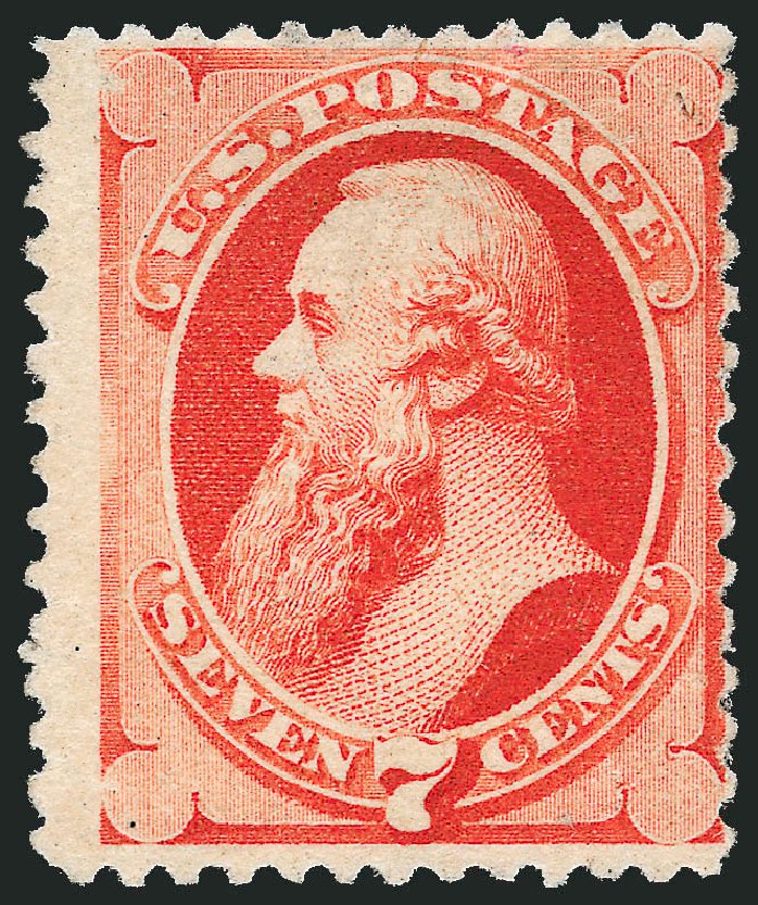 Value of US Stamps Scott Catalog 196: 7c 1880 Stanton Special Printing. Robert Siegel Auction Galleries, Sep 2008, Sale 962, Lot 2463