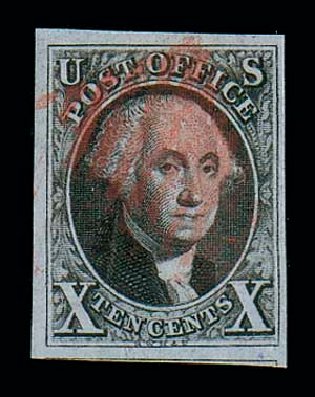 Prices of US Stamps Scott Cat. 2 - 10c 1847 Franklin. Matthew Bennett International, Jun 2007, Sale 319, Lot 1027