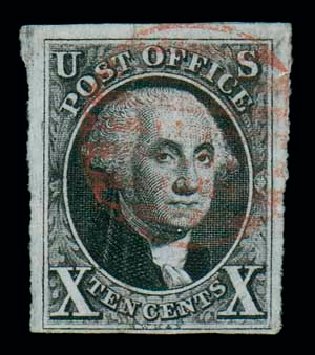 US Stamp Prices Scott # 2: 10c 1847 Franklin. Matthew Bennett International, Jun 2007, Sale 319, Lot 1047