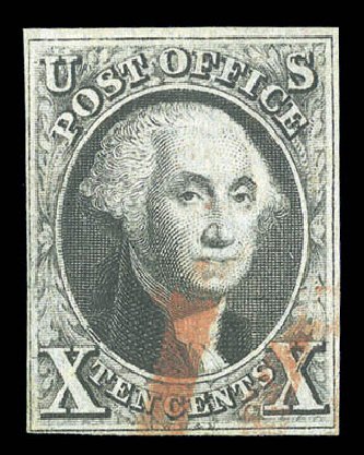 US Stamp Price Scott #2: 10c 1847 Franklin. Matthew Bennett International, Sep 2010, Sale 333, Lot 3257