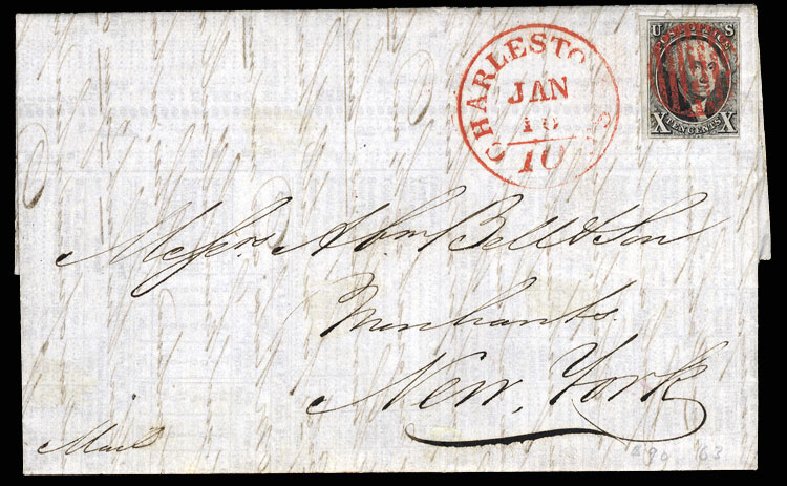 Cost of US Stamps Scott #2 - 10c 1847 Franklin. Cherrystone Auctions, May 2008, Sale 200805, Lot 27