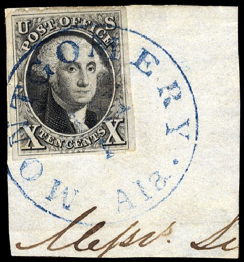 Price of US Stamp Scott Catalog #2 - 1847 10c Franklin. Cherrystone Auctions, Apr 2010, Sale 201004, Lot 17
