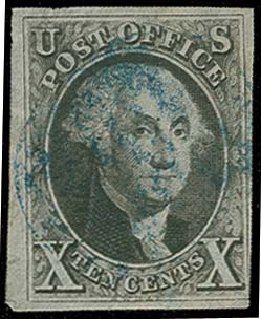Values of US Stamps Scott Cat. #2 - 1847 10c Franklin. H.R. Harmer, Oct 2014, Sale 3006, Lot 1017
