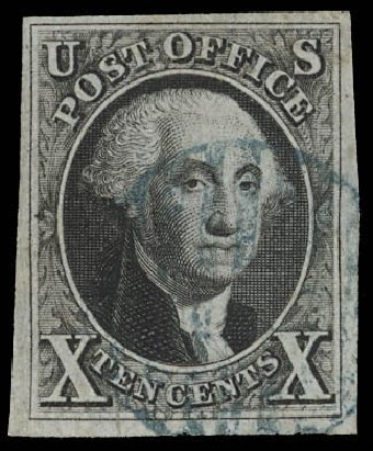Values of US Stamp Scott # 2 - 10c 1847 Franklin. Daniel Kelleher Auctions, Feb 2013, Sale 634, Lot 577