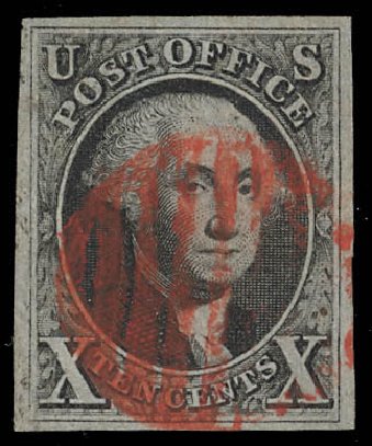 US Stamps Price Scott Catalogue # 2 - 10c 1847 Franklin. Daniel Kelleher Auctions, Feb 2013, Sale 634, Lot 697