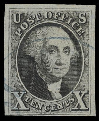 US Stamp Value Scott Catalog #2: 1847 10c Franklin. Daniel Kelleher Auctions, Feb 2013, Sale 634, Lot 747