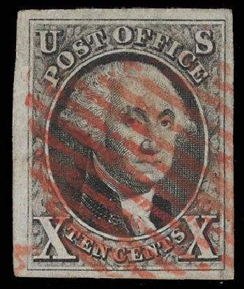 US Stamp Prices Scott Catalogue # 2: 10c 1847 Franklin. Daniel Kelleher Auctions, Feb 2013, Sale 634, Lot 807