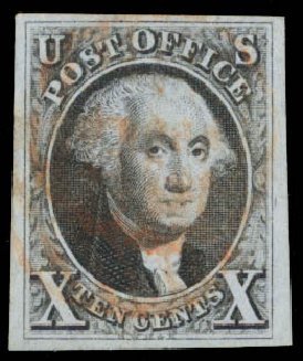 Prices of US Stamps Scott Catalog #2 - 1847 10c Franklin. Daniel Kelleher Auctions, Oct 2014, Sale 660, Lot 2017