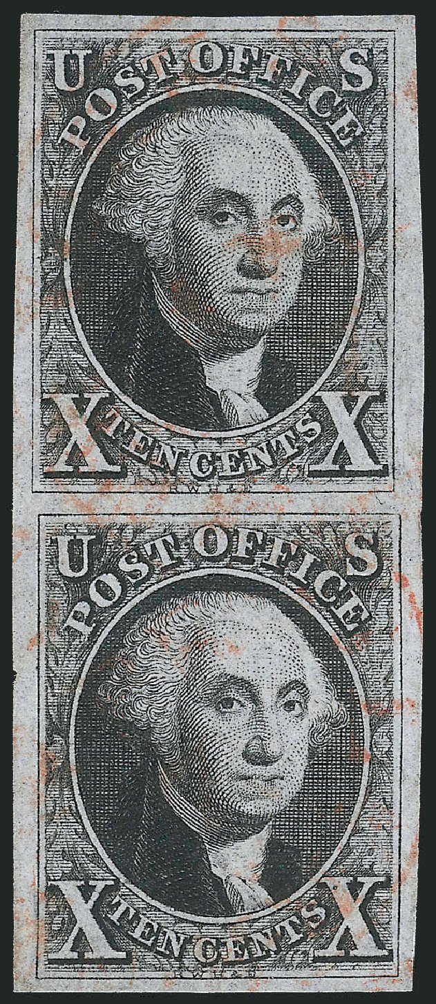 Price of US Stamp Scott Cat. #2: 1847 10c Franklin. Robert Siegel Auction Galleries, Apr 2012, Sale 1023, Lot 2107