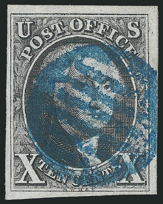 US Stamps Value Scott Catalogue # 2 - 10c 1847 Franklin. Robert Siegel Auction Galleries, Apr 2012, Sale 1023, Lot 2147