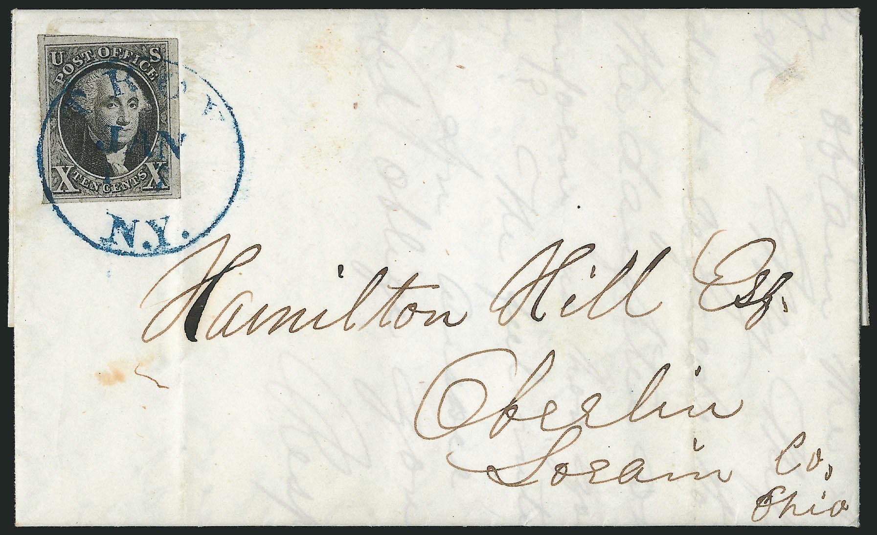 US Stamp Price Scott Cat. # 2: 10c 1847 Franklin. Robert Siegel Auction Galleries, Apr 2012, Sale 1023, Lot 2277