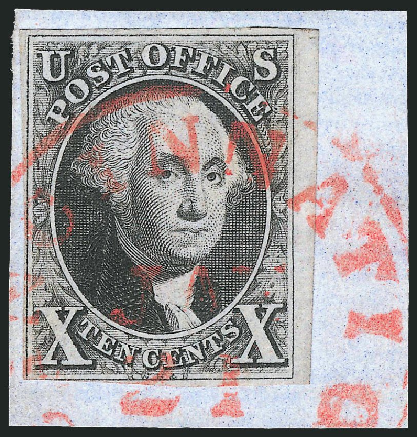 Cost of US Stamps Scott Catalog # 2 - 1847 10c Franklin. Robert Siegel Auction Galleries, Jun 2012, Sale 1026, Lot 1127
