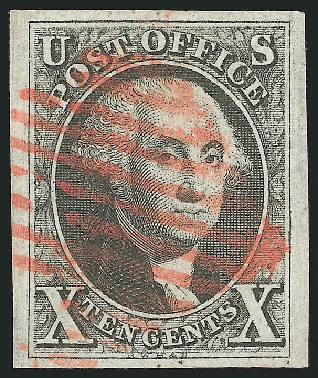 US Stamps Price Scott Catalogue #2: 1847 10c Franklin. Robert Siegel Auction Galleries, Nov 2014, Sale 1084, Lot 3007