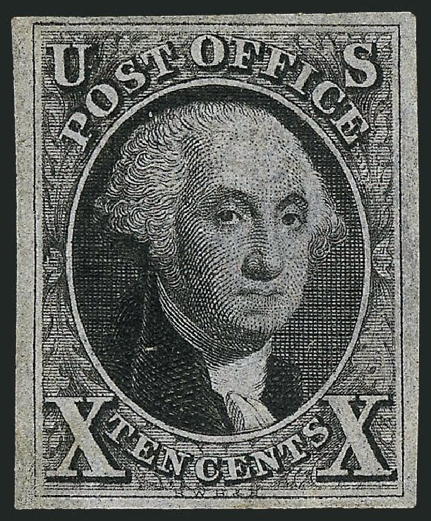Values of US Stamp Scott Cat. # 2 - 10c 1847 Franklin. Robert Siegel Auction Galleries, Sep 2008, Sale 962, Lot 2217