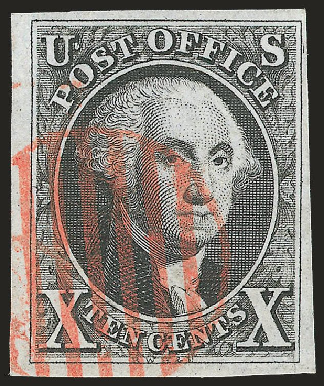 Price of US Stamp Scott Catalogue # 2: 1847 10c Franklin. Robert Siegel Auction Galleries, Oct 2008, Sale 963, Lot 47