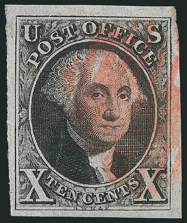 Prices of US Stamps Scott Catalogue 2: 10c 1847 Franklin. Robert Siegel Auction Galleries, Dec 2009, Sale 978, Lot 1007