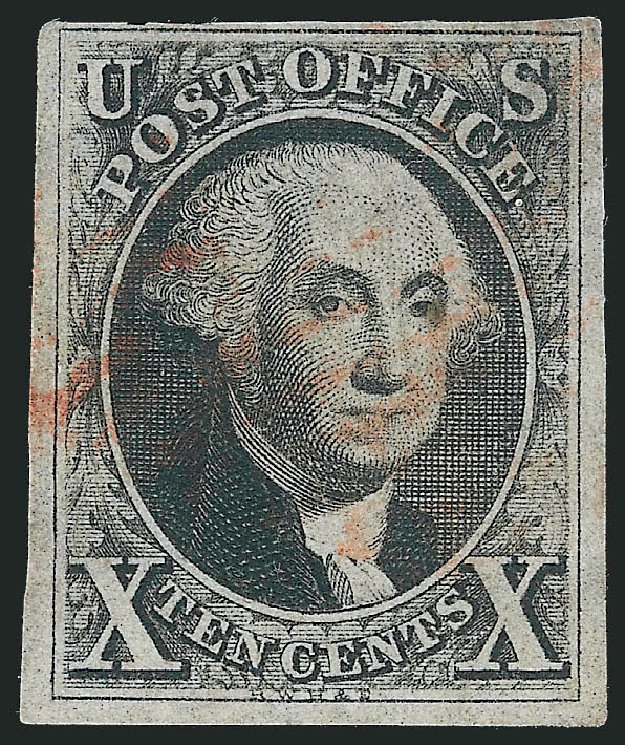 US Stamps Values Scott Catalog # 2 - 1847 10c Franklin. Robert Siegel Auction Galleries, Sep 2010, Sale 993, Lot 167