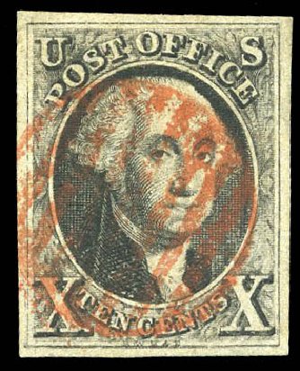 Price of US Stamps Scott 2 - 1847 10c Franklin. Matthew Bennett International, Feb 2015, Sale 351, Lot 18