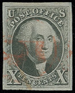 US Stamps Price Scott Catalogue #2: 10c 1847 Franklin. H.R. Harmer, Jun 2013, Sale 3003, Lot 1018