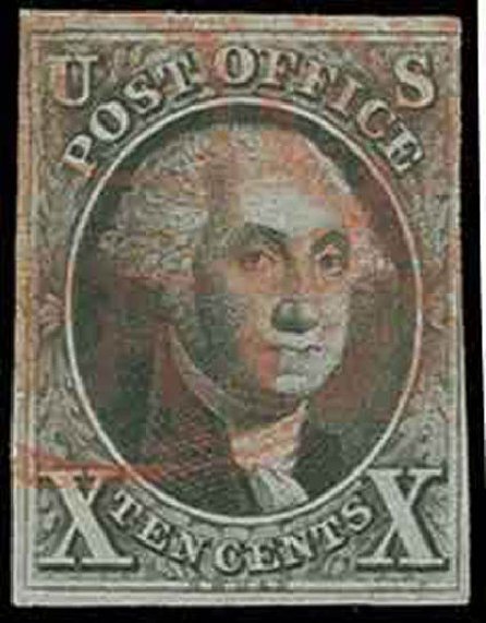 Costs of US Stamp Scott Cat. #2 - 10c 1847 Franklin. H.R. Harmer, Nov 2013, Sale 3004, Lot 1028