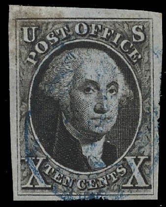 Costs of US Stamp Scott Cat. 2: 10c 1847 Franklin. Daniel Kelleher Auctions, Feb 2013, Sale 634, Lot 638
