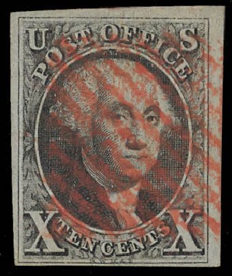 Prices of US Stamp Scott Cat. # 2: 10c 1847 Franklin. Daniel Kelleher Auctions, Feb 2013, Sale 634, Lot 668