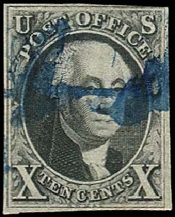 US Stamp Value Scott Catalog # 2 - 10c 1847 Franklin. Regency-Superior, Nov 2014, Sale 108, Lot 28
