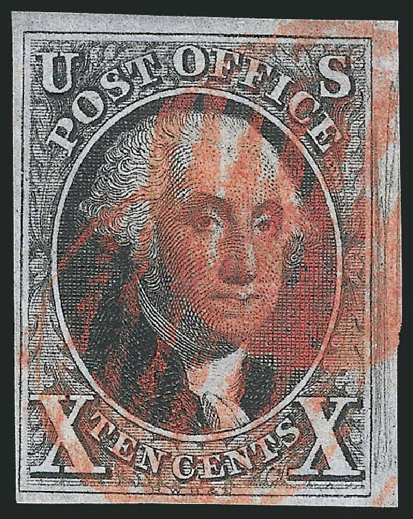 US Stamps Prices Scott Cat. # 2 - 1847 10c Franklin. Robert Siegel Auction Galleries, Mar 2011, Sale 1007, Lot 2088