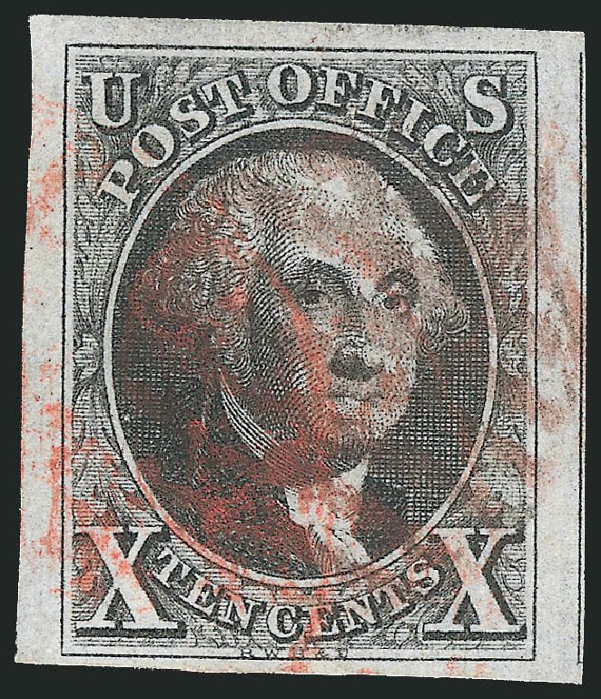 Values of US Stamps Scott #2 - 1847 10c Franklin. Robert Siegel Auction Galleries, Apr 2012, Sale 1023, Lot 2138