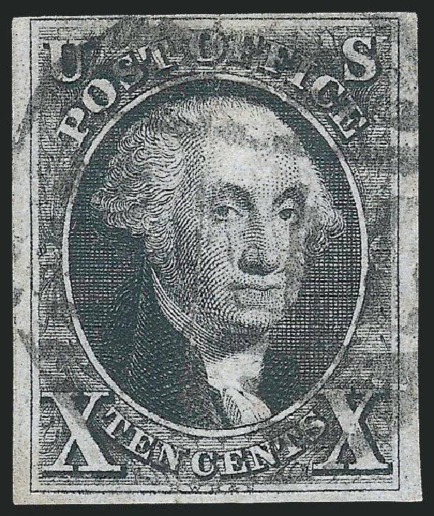 US Stamps Value Scott Cat. #2 - 1847 10c Franklin. Robert Siegel Auction Galleries, Apr 2012, Sale 1023, Lot 2198
