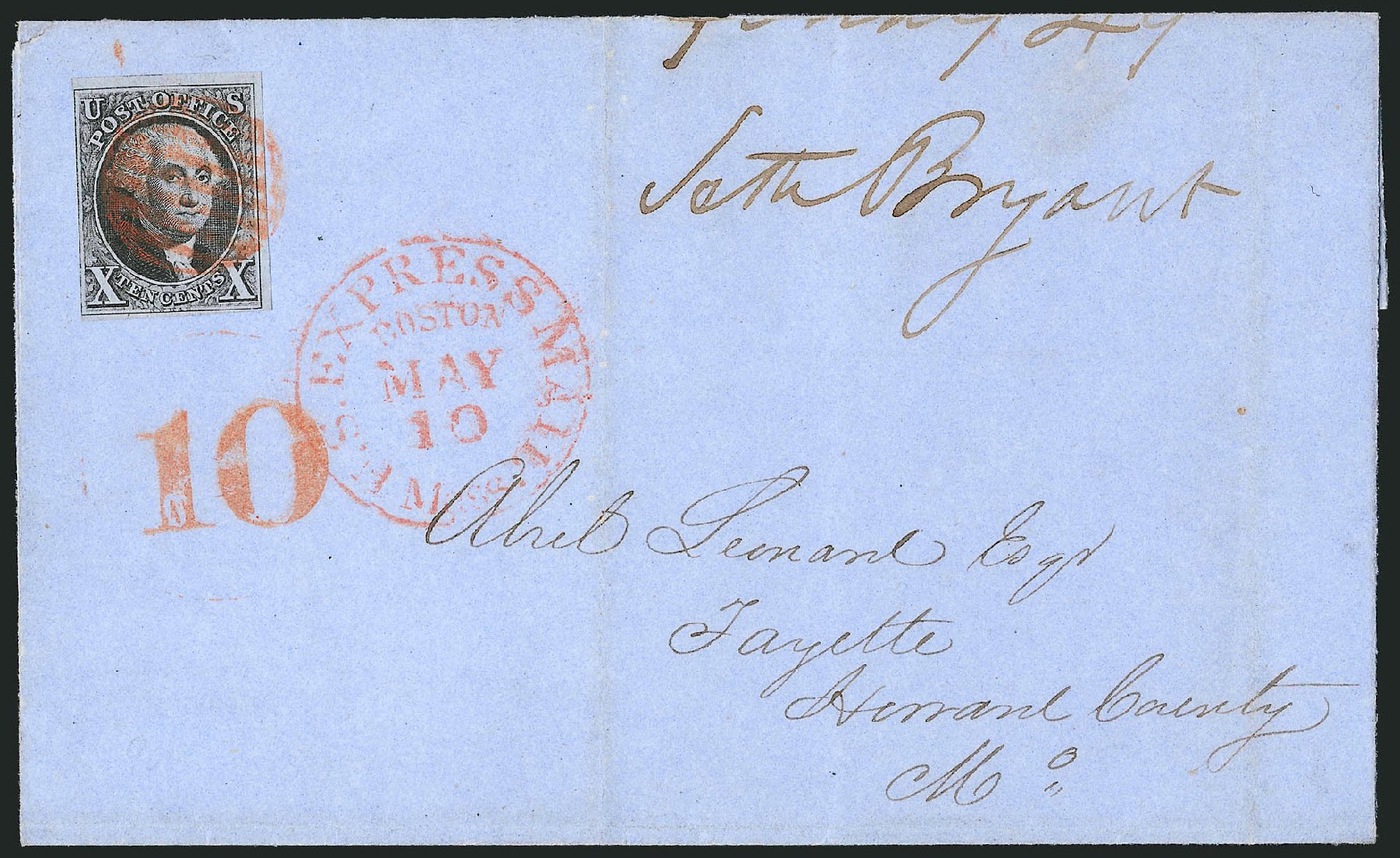US Stamp Price Scott Catalogue #2 - 10c 1847 Franklin. Robert Siegel Auction Galleries, Apr 2012, Sale 1023, Lot 2368