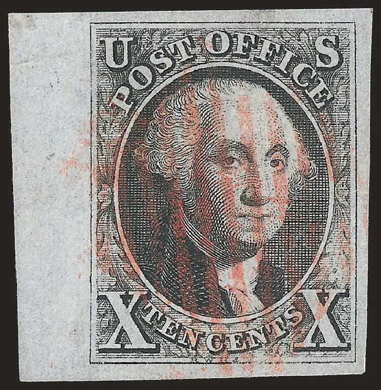 Value of US Stamps Scott Catalog #2 - 1847 10c Franklin. Robert Siegel Auction Galleries, Jun 2009, Sale 973, Lot 18