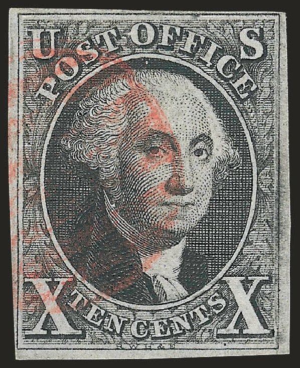 Costs of US Stamps Scott #2 - 1847 10c Franklin. Robert Siegel Auction Galleries, Jun 2009, Sale 975, Lot 1098