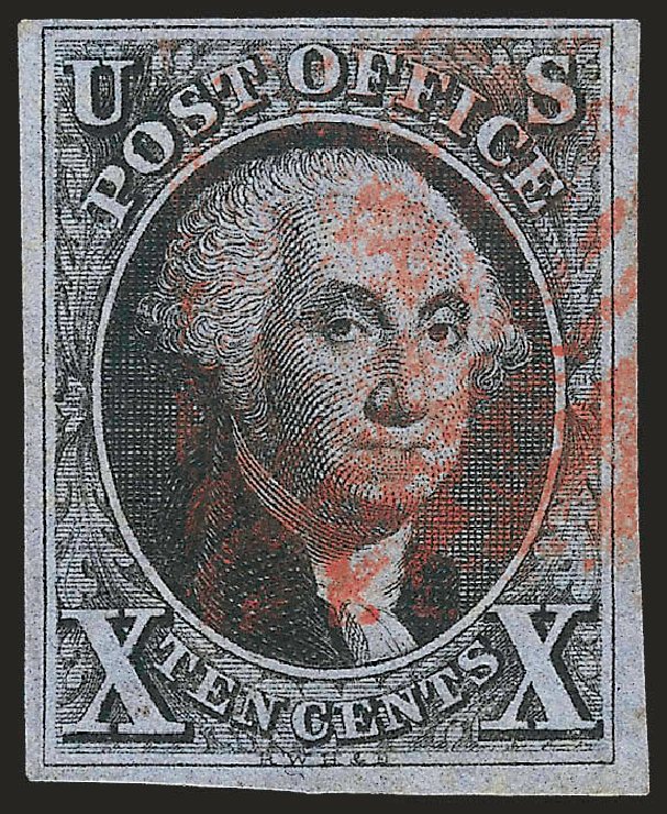 US Stamps Value Scott #2 - 10c 1847 Franklin. Robert Siegel Auction Galleries, Apr 2010, Sale 984, Lot 38