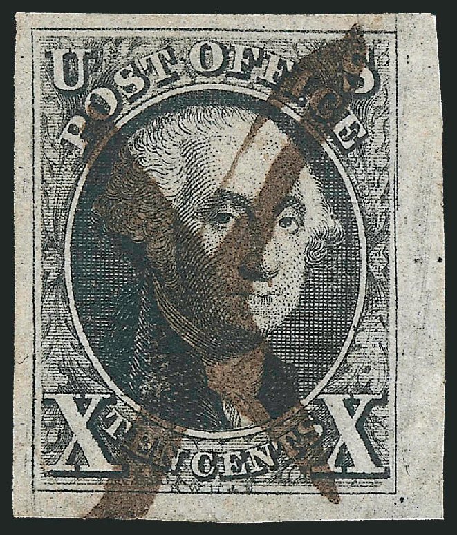 Value of US Stamps Scott Cat. #2: 10c 1847 Franklin. Robert Siegel Auction Galleries, Sep 2010, Sale 993, Lot 158