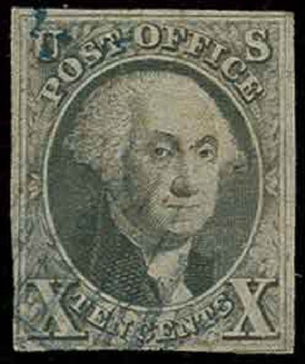 Price of US Stamp Scott Catalog 2 - 1847 10c Franklin. H.R. Harmer, Nov 2013, Sale 3004, Lot 1029