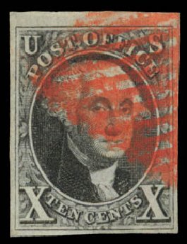 Price of US Stamp Scott Catalog 2: 10c 1847 Franklin. Daniel Kelleher Auctions, Sep 2014, Sale 655, Lot 139