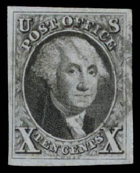 Price of US Stamps Scott #2 - 1847 10c Franklin. Daniel Kelleher Auctions, Dec 2014, Sale 661, Lot 9