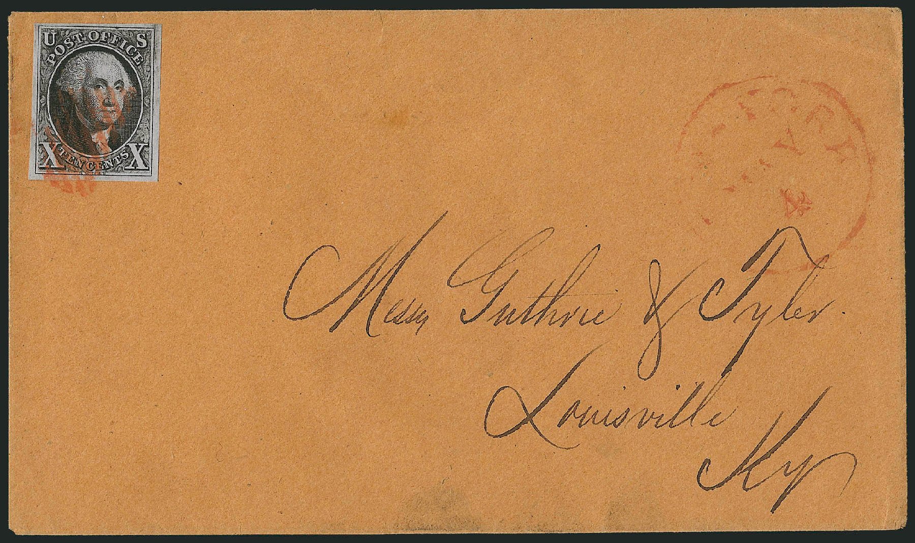 US Stamps Values Scott # 2: 1847 10c Franklin. Robert Siegel Auction Galleries, Dec 2010, Sale 1002, Lot 3679