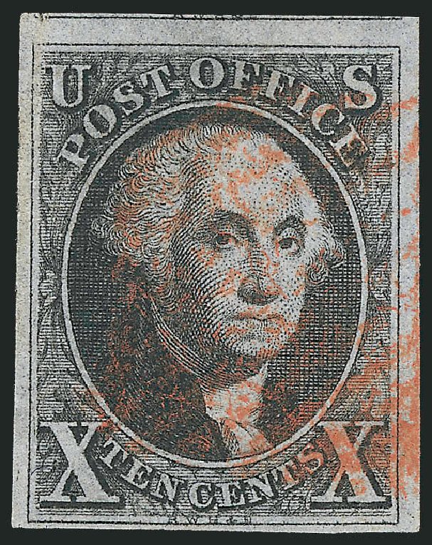 Value of US Stamp Scott Catalogue # 2 - 1847 10c Franklin. Robert Siegel Auction Galleries, Mar 2011, Sale 1007, Lot 2089