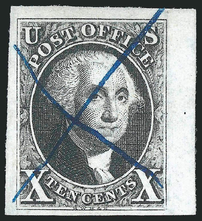 Value of US Stamp Scott Catalogue # 2 - 1847 10c Franklin. Robert Siegel Auction Galleries, Apr 2012, Sale 1023, Lot 2079