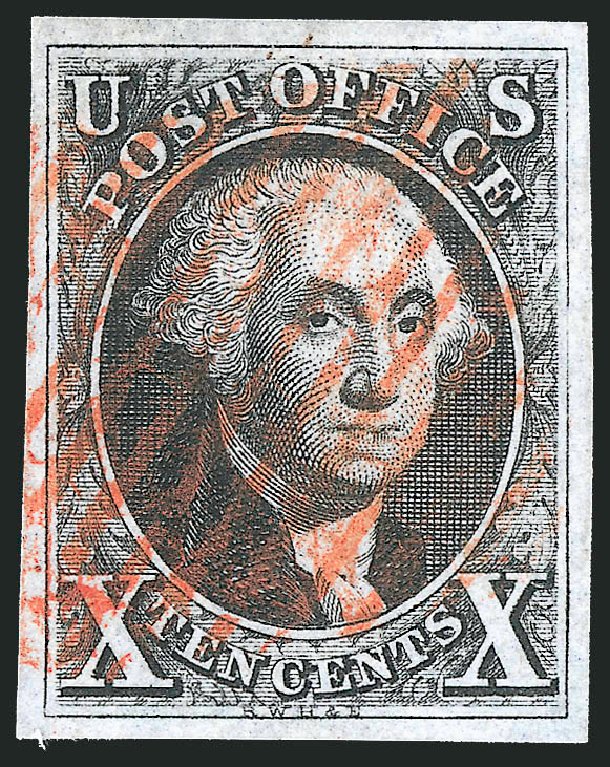 US Stamp Price Scott 2: 10c 1847 Franklin. Robert Siegel Auction Galleries, Apr 2012, Sale 1023, Lot 2139
