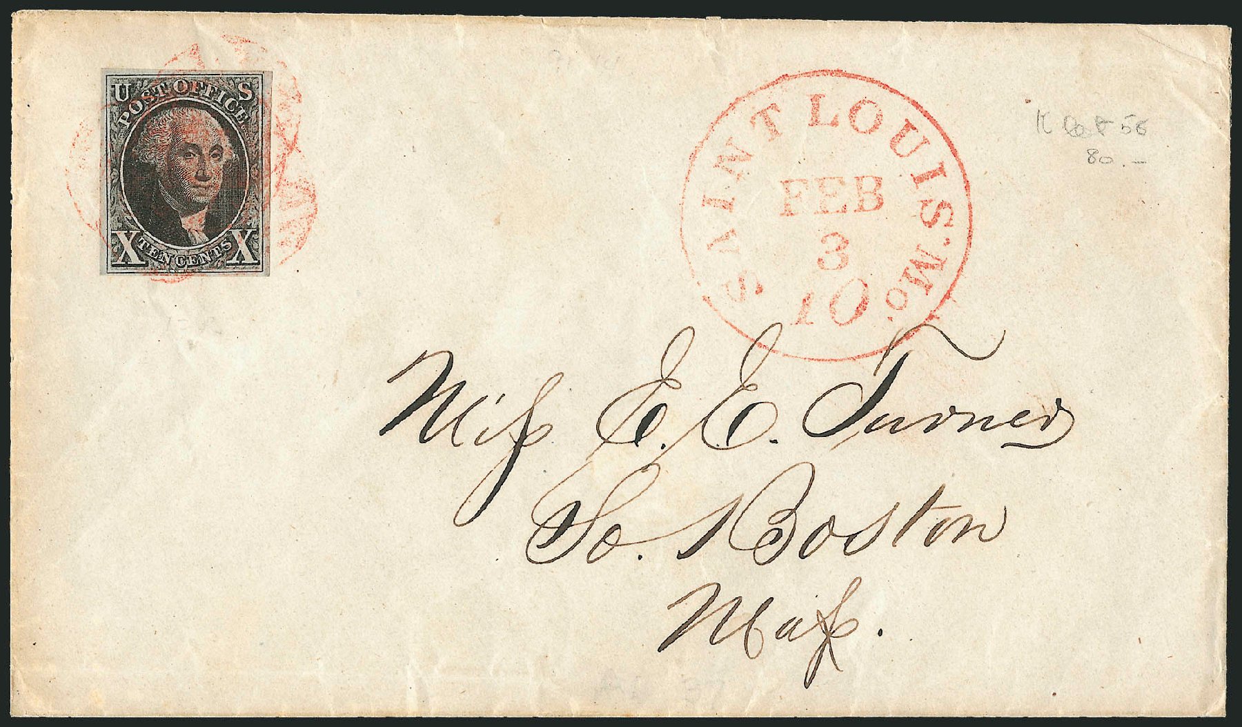 US Stamps Prices Scott Catalogue # 2: 10c 1847 Franklin. Robert Siegel Auction Galleries, Apr 2012, Sale 1023, Lot 2239