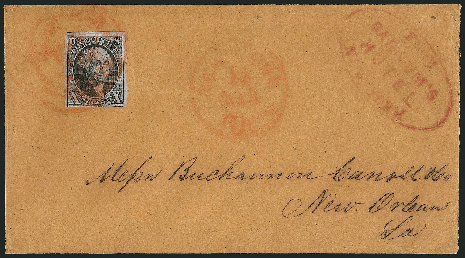 Cost of US Stamps Scott #2: 1847 10c Franklin. Robert Siegel Auction Galleries, Apr 2012, Sale 1023, Lot 2409