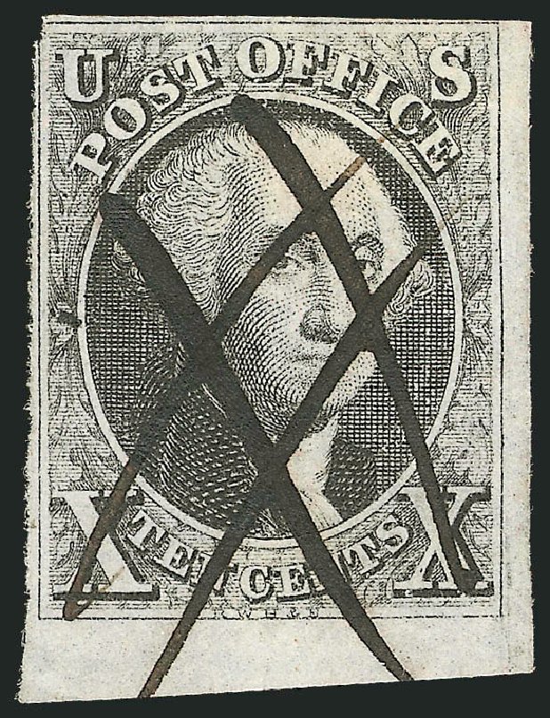 Prices of US Stamps Scott Catalogue # 2: 10c 1847 Franklin. Robert Siegel Auction Galleries, Jun 2012, Sale 1026, Lot 1129