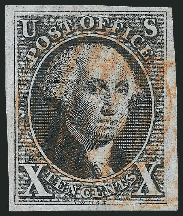 Costs of US Stamps Scott # 2: 10c 1847 Franklin. Robert Siegel Auction Galleries, Mar 2013, Sale 1040, Lot 1169