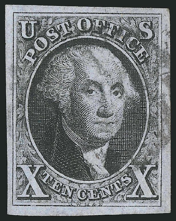 Cost of US Stamp Scott Catalog #2 - 1847 10c Franklin. Robert Siegel Auction Galleries, Jul 2013, Sale 1050, Lot 59