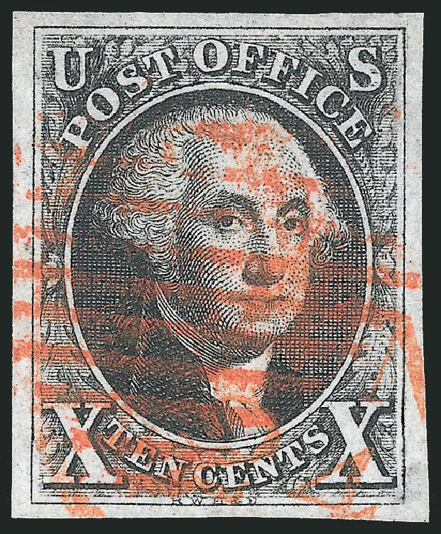 Price of US Stamps Scott # 2: 1847 10c Franklin. Robert Siegel Auction Galleries, Sep 2014, Sale 1078, Lot 49